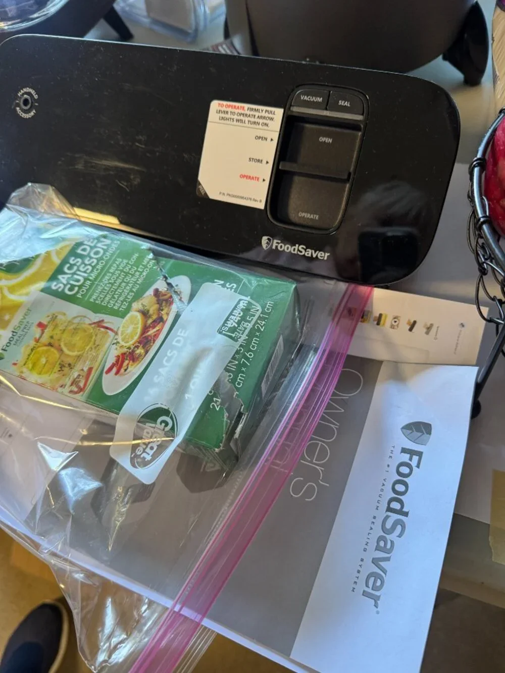 Foodsaver, New In Box, never used with extra bags